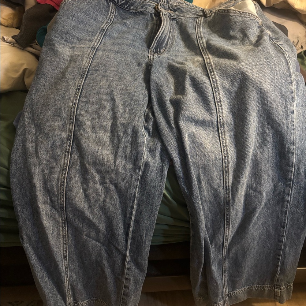 Maurices High-Rise Jeans - Dark Blue Denim - Picture 3 of 4
